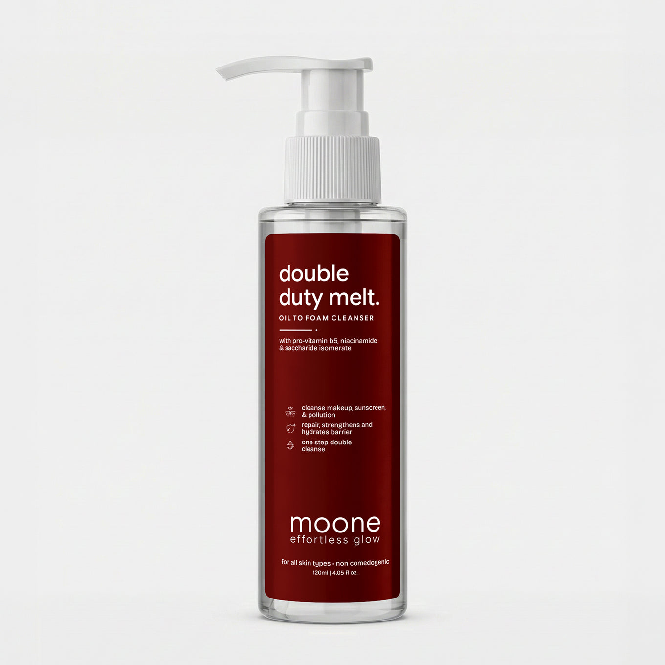 Moone Double Duty Melt - Oil to Foam Cleanser | 120ML