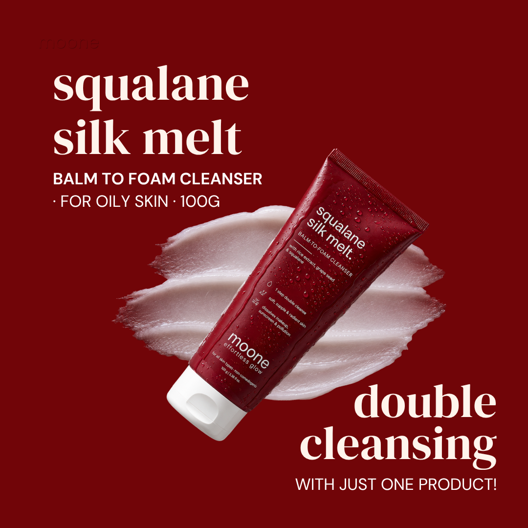 Moone Squalane Silk Melt - Balm to Foam Cleanser | 100g