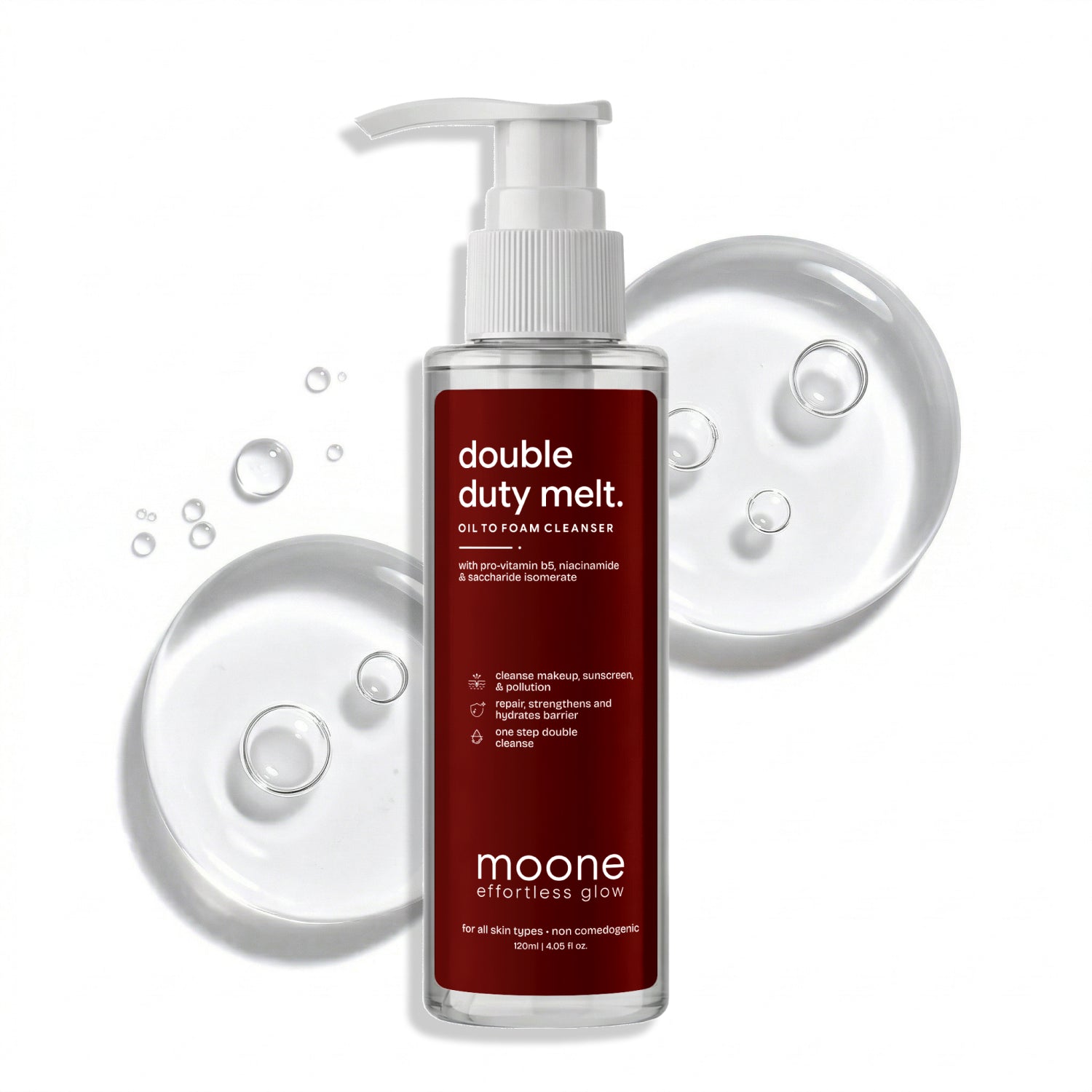 Moone Double Duty Melt - Oil to Foam Cleanser | 120ML