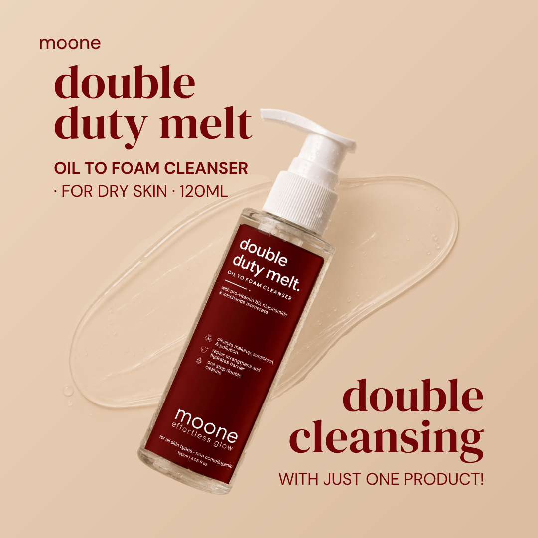 Moone Double Duty Melt - Oil to Foam Cleanser | 120ML