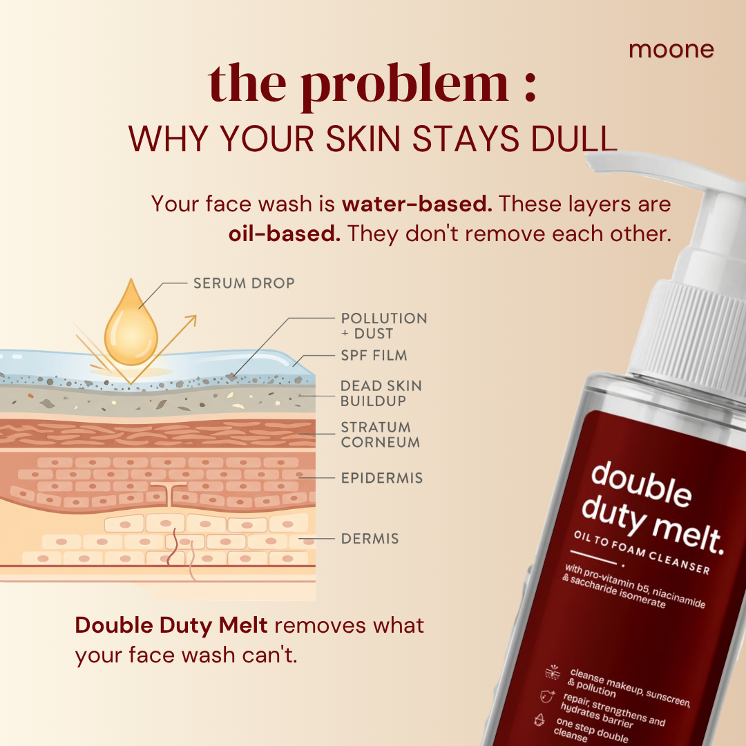Moone Double Duty Melt - Oil to Foam Cleanser | 120ML